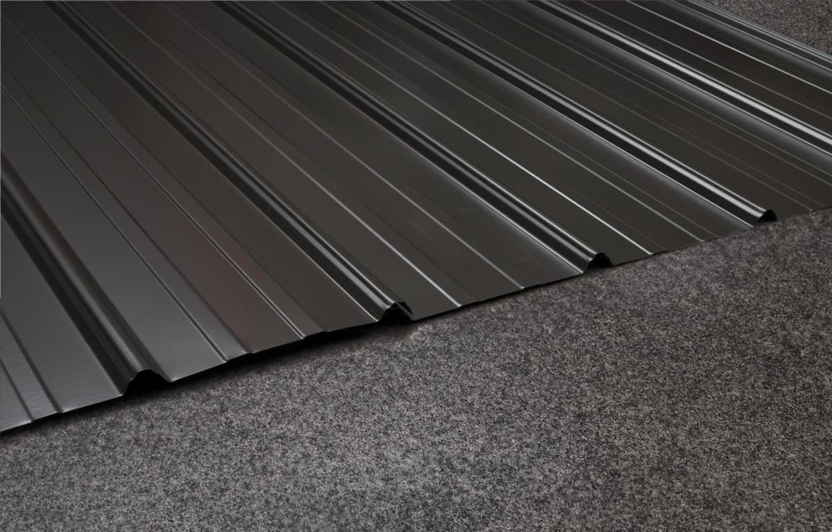 Ameri-Cana corrugated panel — close-up of the ribbed profile