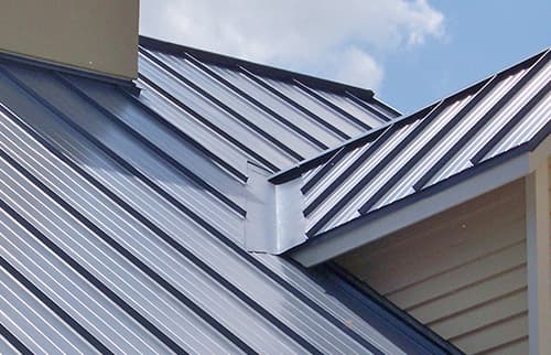 Heritage Series standing seam metal roofing panels with concealed fasteners